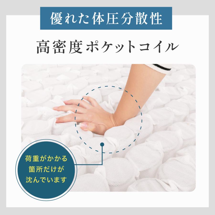 ネルコンシェルジュ ネルコ 高密度ポケットコイルマットレス