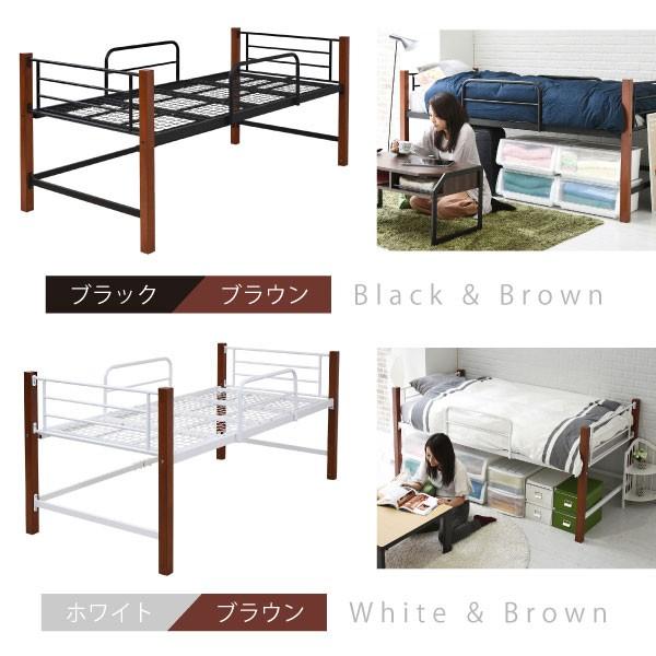 天然木脚 パイプベッド シングル 高さ60cm ミドルタイプ 木製 天然木支柱 ロフトベッド ロータイプ ベット ベッド通販 ネルコンシェルジュ Neruco 通販 Yahoo ショッピング