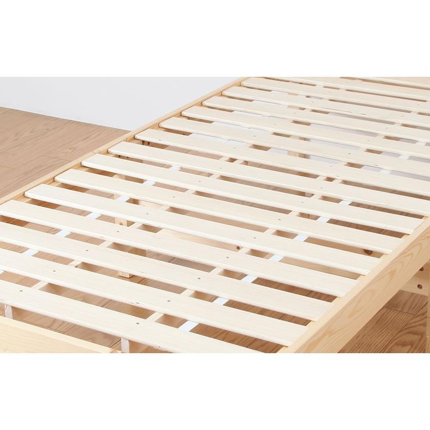 【送料込み】すのこベッド シングル 3段階高さ調節 ナチュラル 楽天市場】ベッド シングル 高さ調節 3段階 木製 すのこ （ 送料