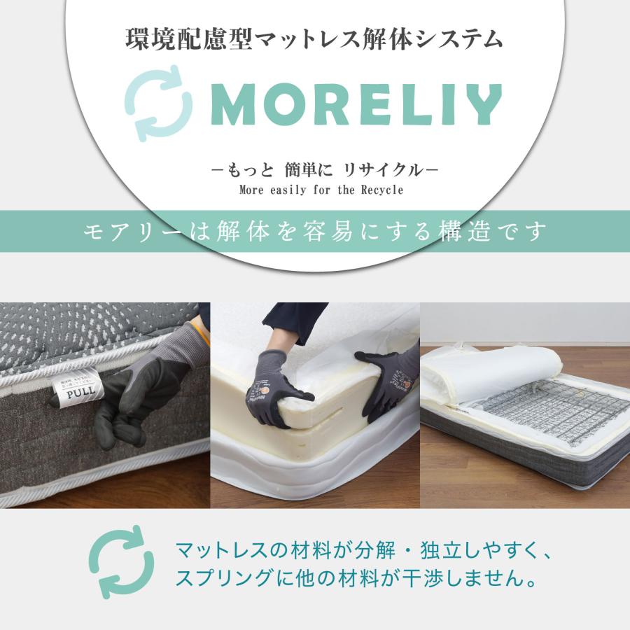 フランスベッド マットレス セミダブル 24cm厚 寝返りしやすい