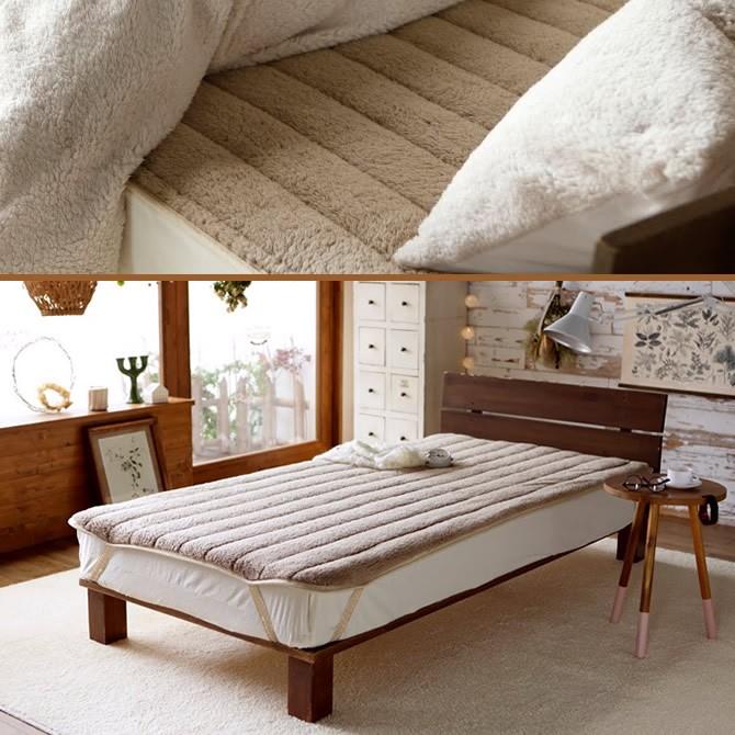 セリーヌ CELINE ボアパッドシーツ ベッドパッド シングル セリーヌ CELINE ボアパッドシーツ ベッドパッド シングル