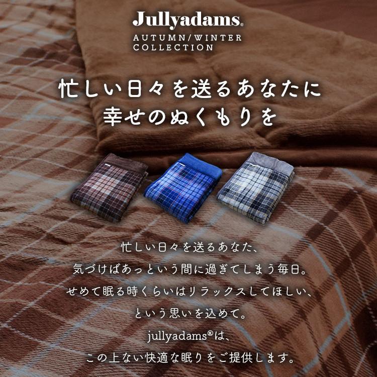 ジュリーアダムス トリプルウォーム 吸湿発熱ブランケット ダブル