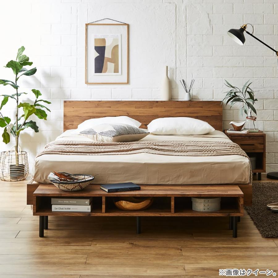 棚付きベッド すのこベッド ベッドフレームのみ シングル 木製 コンセント ベッド おしゃれ 宮付きベッド 脚付きベッド｜ioo-neruco｜20