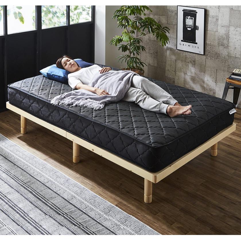 ネルコンシェルジュ ポケットコイルマットレス シングルロング 厚さ