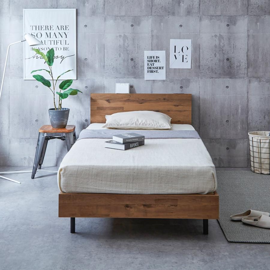 棚付きベッド すのこベッド 厚さ20cmポケットコイルマットレスセット シングル 木製 コンセント ベッド おしゃれ すのこベッド｜ioo-neruco｜12