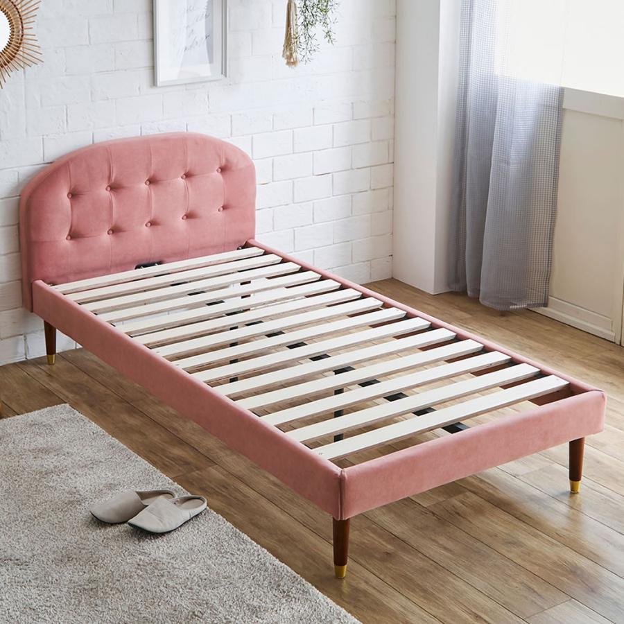 セラ ファブリックベッド シングル ベッドフレームのみ 木製 すのこ   ベッド すのこベッド シングルサイズ シングルベッド ベッドフレーム｜ioo-neruco｜18