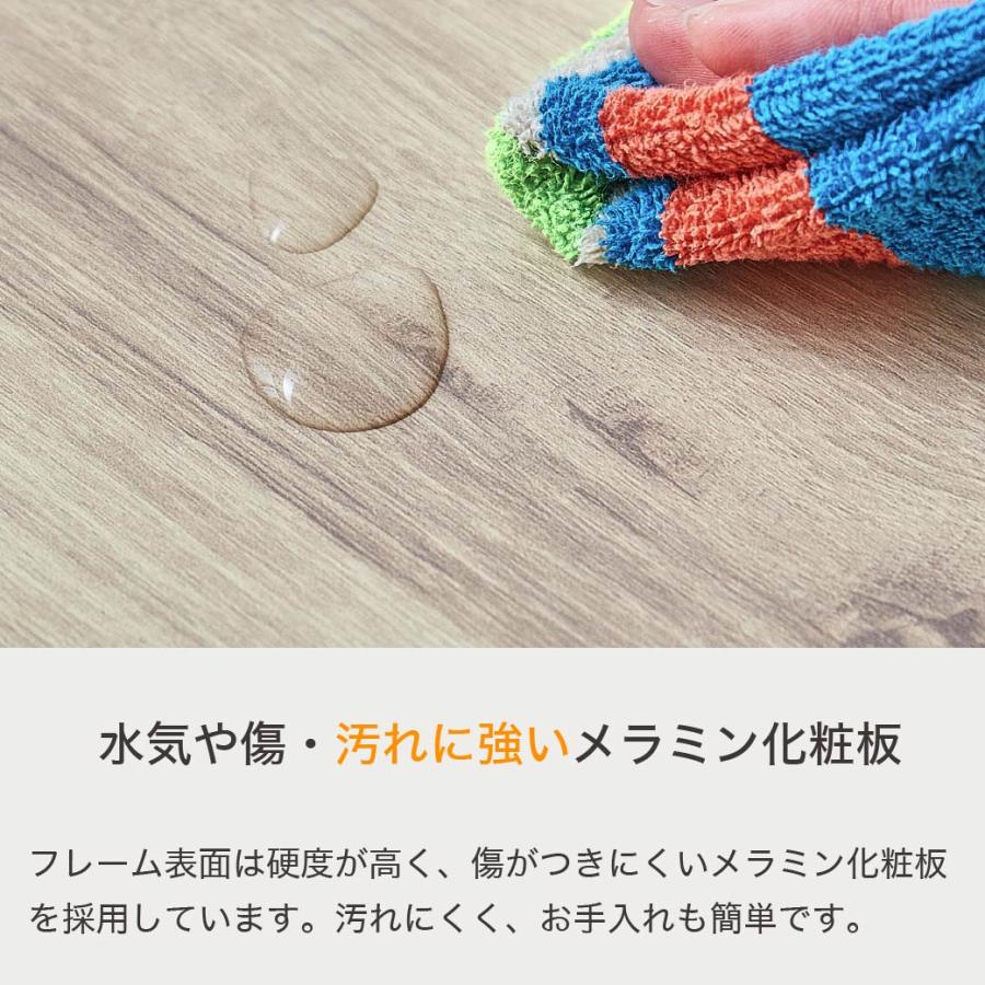 収納付きベッド  すのこベッド 収納ベッド  クイーン フレーム単品 棚 USB Type-A Type-C コンセント 引き出し収納付きベッド すのこベッドの画像