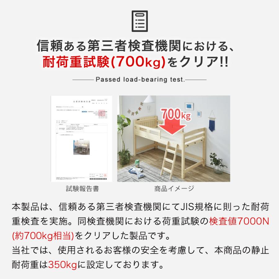 ネルコンシェルジュ 7/6 8:59まで最大10%OFF! ラルーチェ ロフトベッド