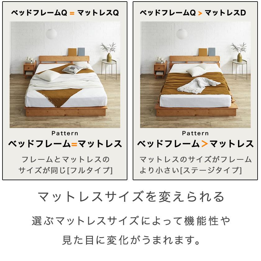 ネルコンシェルジュ ステージトップベッド ヘッド付き 棚 コンセント