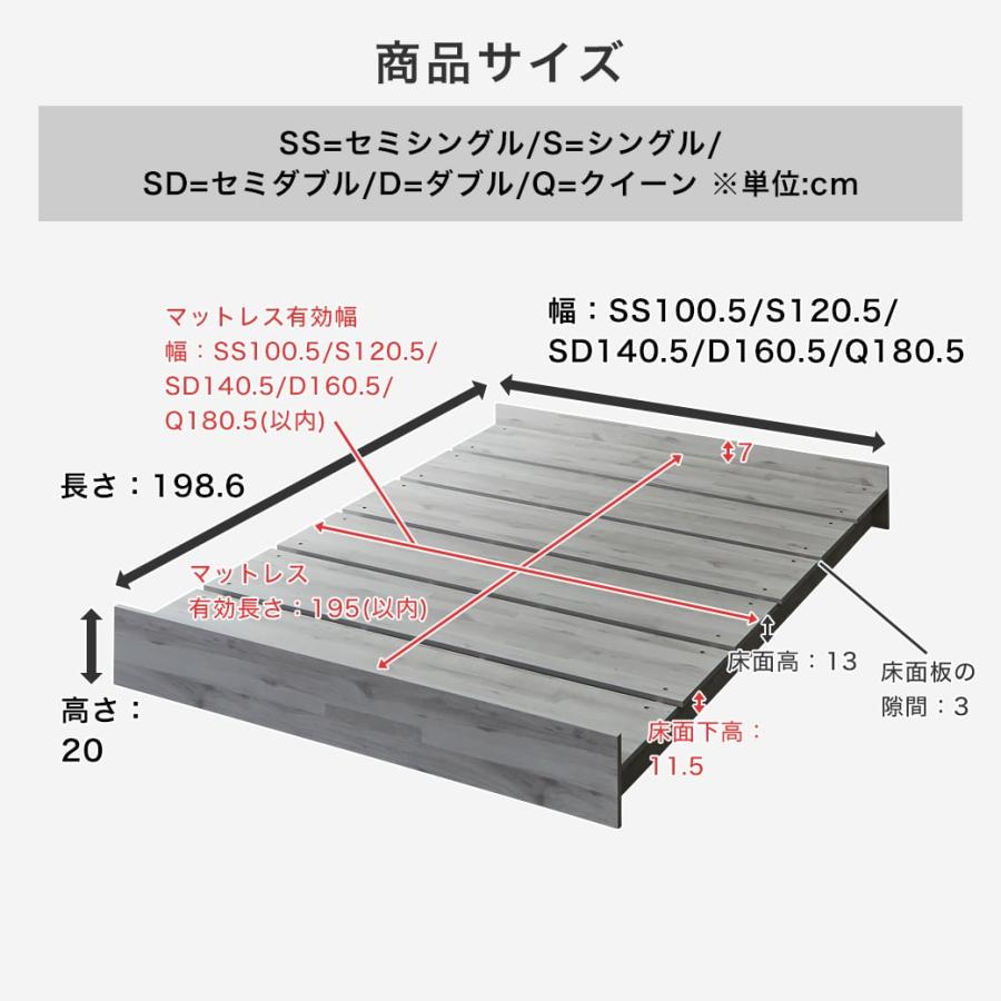 ネルコンシェルジュ ローベッド ステージベッド 耐荷重700kgクリア