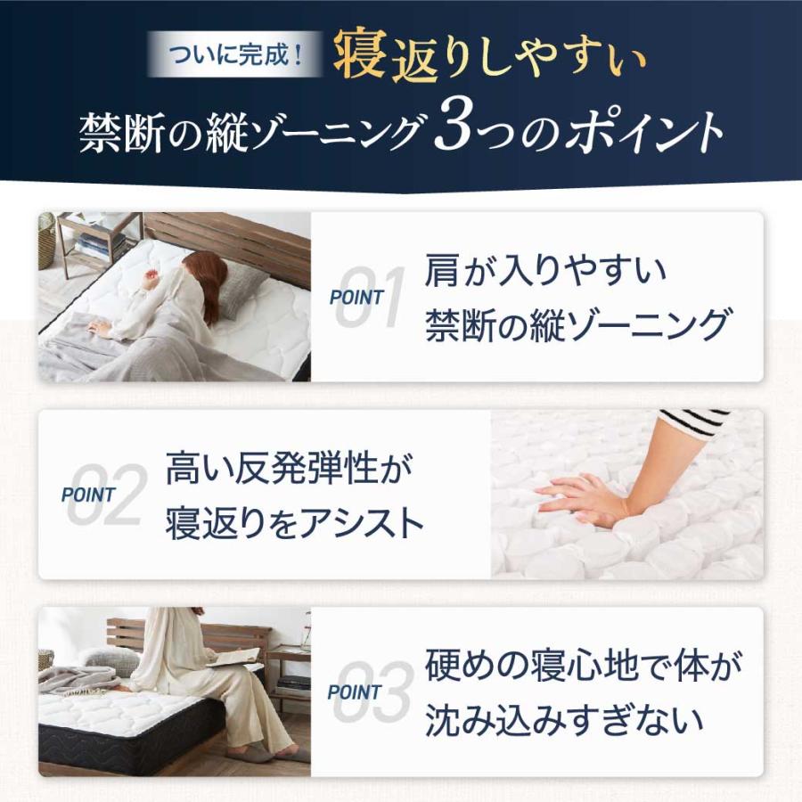 ネルコンシェルジュ ポケットコイルマットレス 高密度 23cm厚