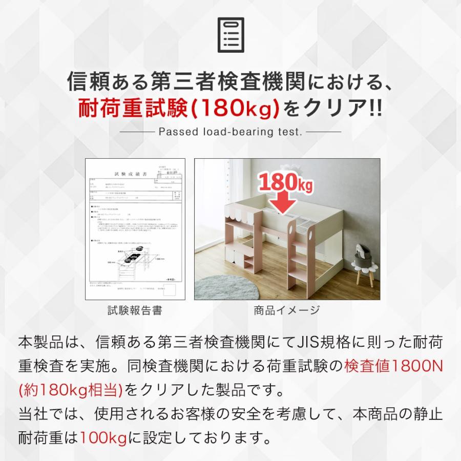 ネルコンシェルジュ ウェンディ ロフトベッド シングル 11cm厚ポケット