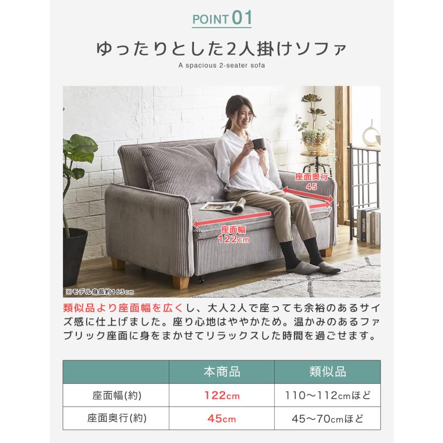 ネルコンシェルジュ 6/2 8:59まで最大10%OFF! 3WAYソファベッド