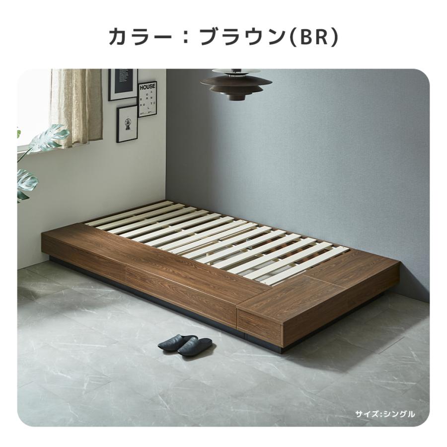 収納付きコーナーステージベッド CORNER STAGE BED ローベッド 隠せる