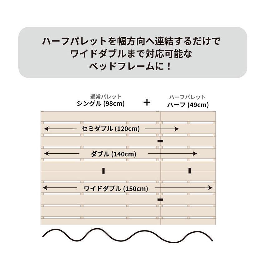 すのこベッド シングル 国産ひのき 日本製 無塗装 すのこ4枚組 頑丈 パレット ふとん下すのこ 桧 木製 ローベッド シングルベッド 桧 簡単組立｜ioo-neruco｜05