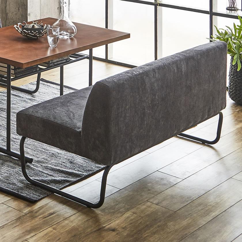 コーデュロイ2人がけソファ アイアンフレーム 楽天市場】2Pソファ コーデュロイ 2人掛けソファー グレー