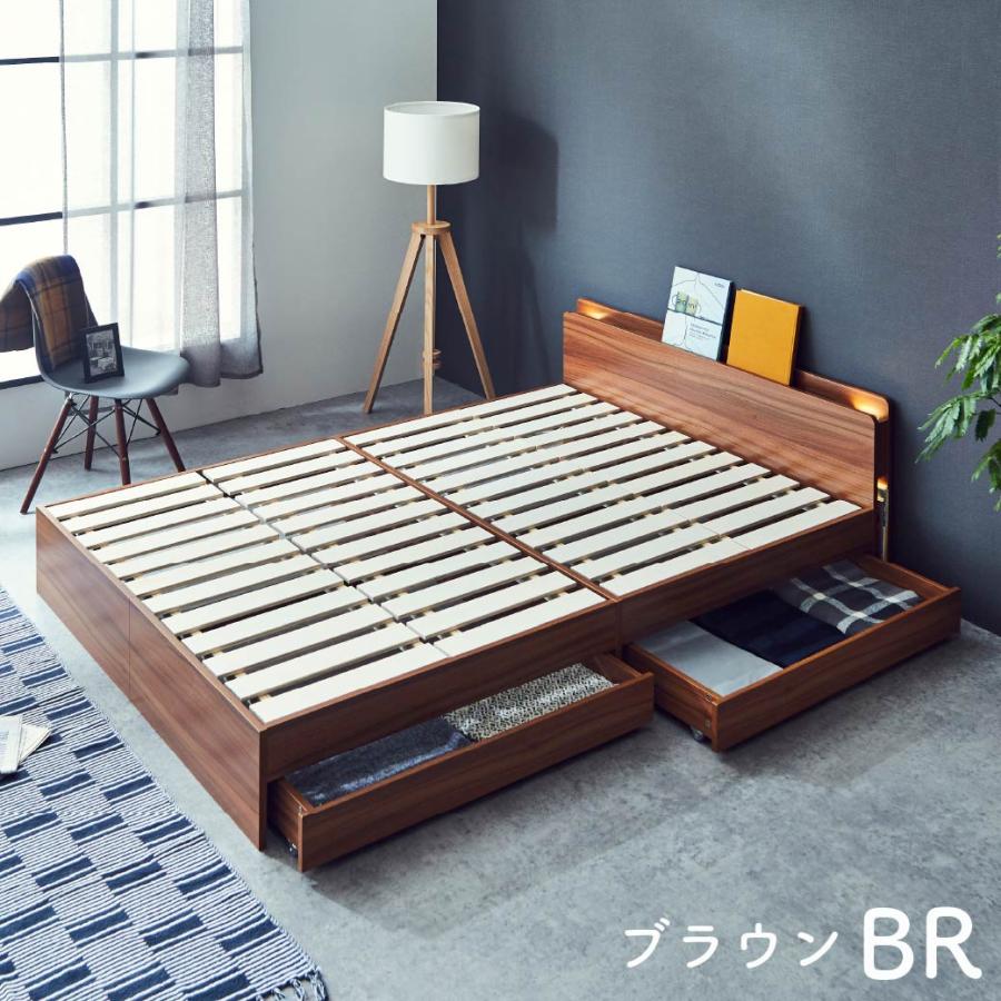 収納付きベージュすのこベッド　ルルカ 楽天市場】すのこベッド 収納ベッド シングル セミダブル ダブル