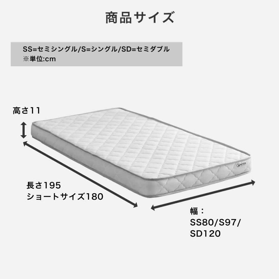 ネルコンシェルジュ neruco ポケットコイルマットレス シングル ネルコンシェルジュ neruco ポケットコイルマットレス シングル