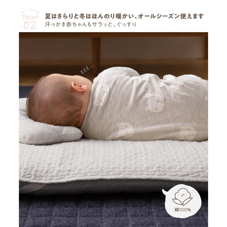 敷きパッド ベビー 長座布団カバー Mofua モフア イブル Cloud柄 綿100 敷きパッド Baby 70 1cm 赤ちゃん布団用 ベビー用 ベッドパッド 家具のインテリアオフィスワン 通販 Yahoo ショッピング