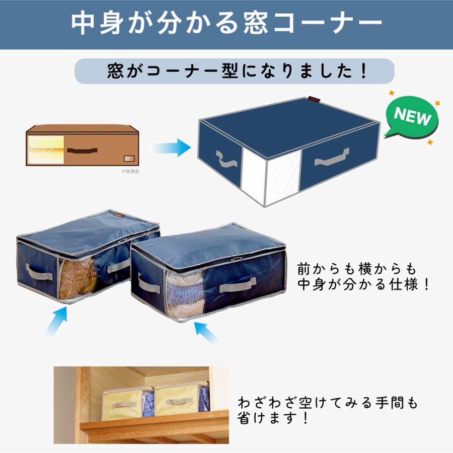 小サイズ2個セット】収納ケース 多機能 布団収納袋 衣類整理 すきま