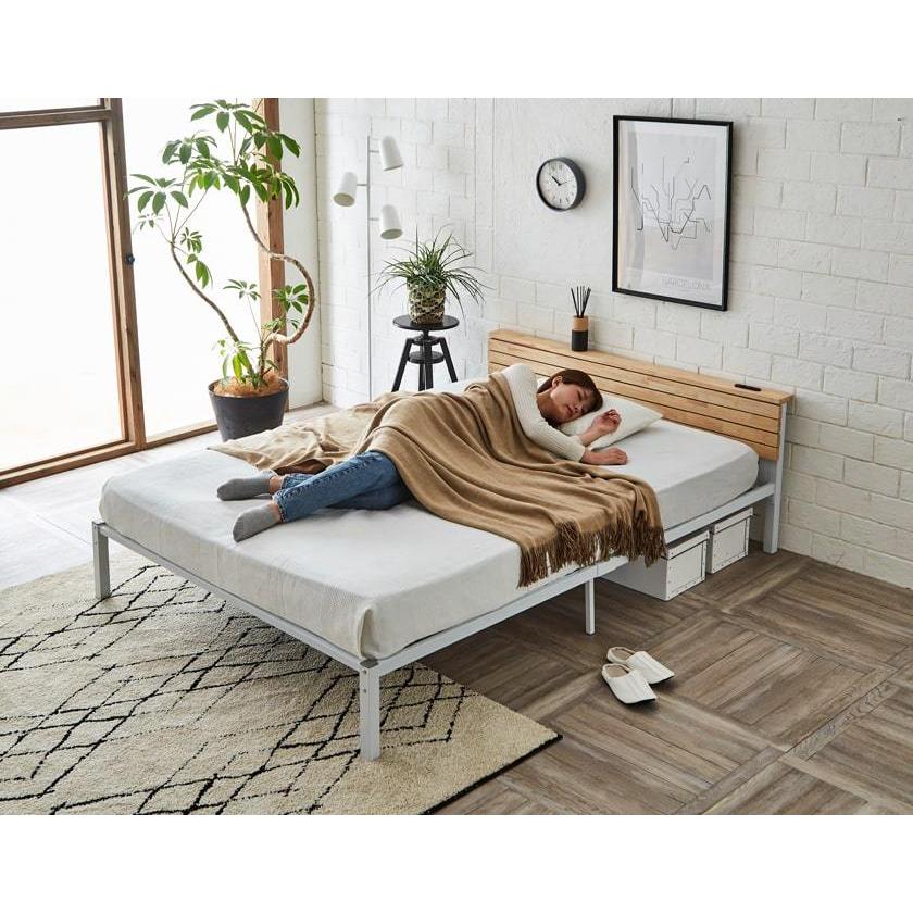 ネルコンシェルジュ スチールベッド アイアンベッド ベッドフレーム