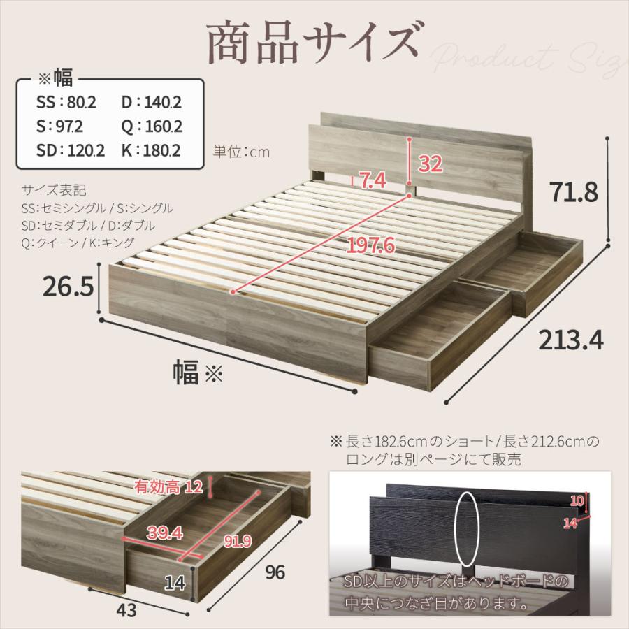 ネルコンシェルジュ ベッド 収納 シングルベッド フレームのみ 収納