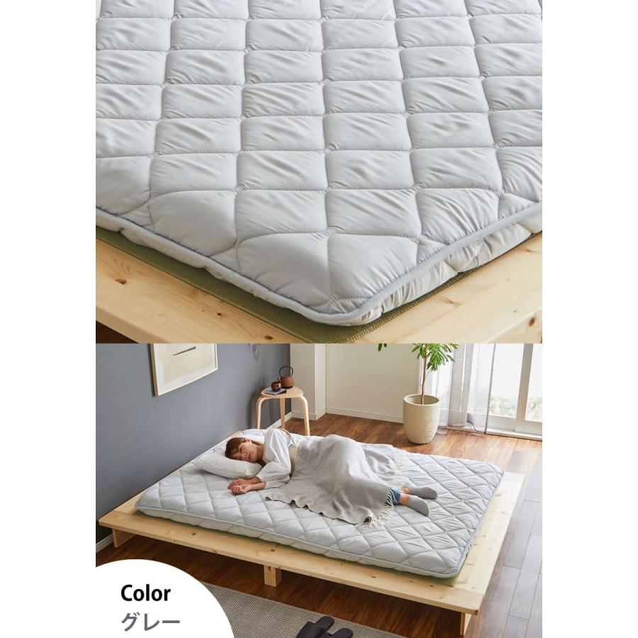 ダブル敷布団 2/2 8:59まで最大10%OFF!爆買 四層敷き布団 ダブルサイズ ベッドで