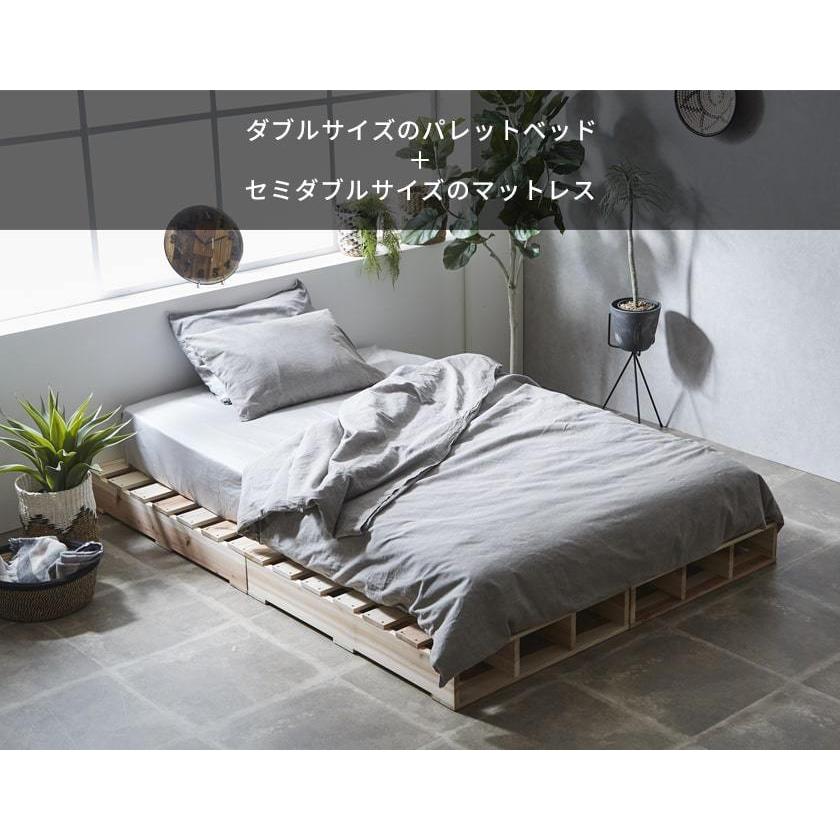 パレットベッド 簡単組立 すのこベッド スノコベッド 木製ベッド