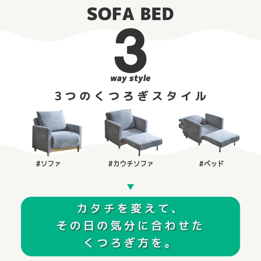 ネルコンシェルジュ 9/14 8:59まで最大10%OFF! 3WAYソファベッド