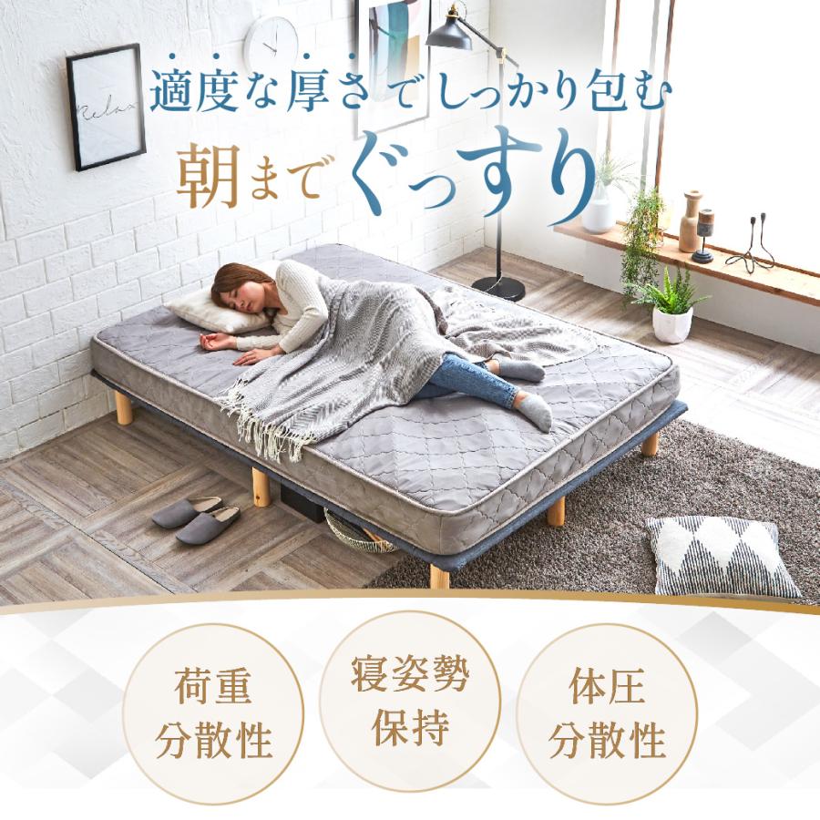 ネルコンシェルジュ 高密度ポケットコイルマットレス シングル 体圧