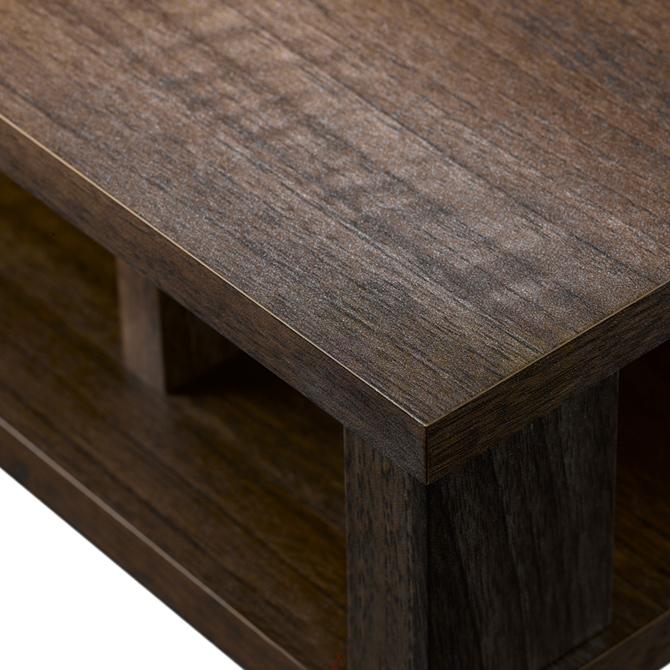 ちょい足しラック テレビラック 幅60 高さ10 22V対応 天板耐荷重20kg ダークブラウン ラック テレビ台 テレビ台ラック ちょい足しラック