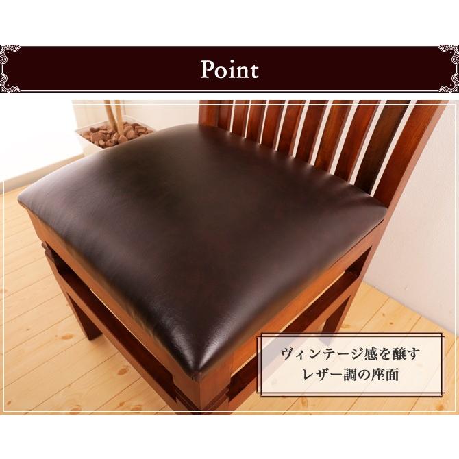 チェアー1脚 アジアン家具 おしゃれ 天然木製 マホガニー材