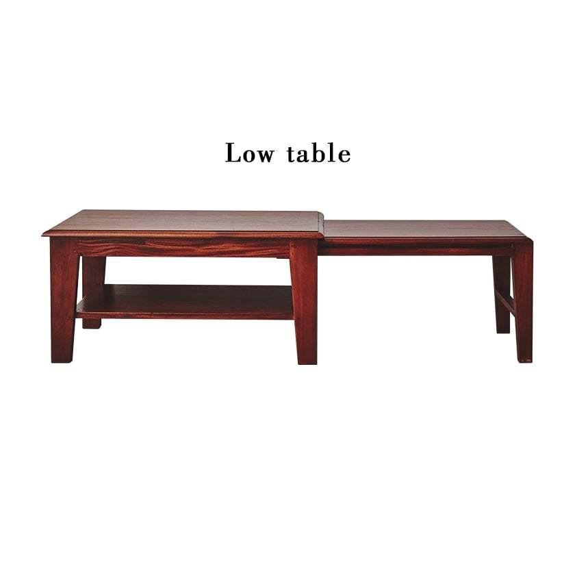 ローテーブル　北欧家具　マホガニー　センターテーブル リビングテーブル 幅105cm 北欧 ヴィンテージ 天然木 マホガニー 完成