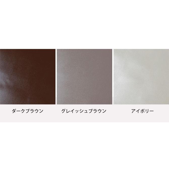 テーブルマット 90×60cm 本革調 マット 日本 ブラウン ホワイト 国産