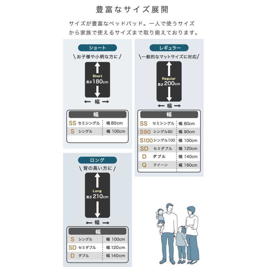 羊毛100％ ベッドパッド ダブル 敷きパッド 敷パッド ベットパット 日本製
