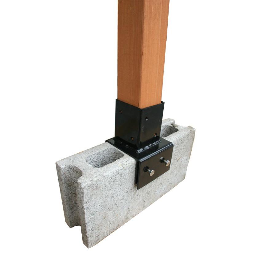 ブロック用 角ポール 60mm 固定金具 12cm用ラティス ラティス 金具 ラティス用金具 園芸 ガーデニング 部材 目隠し フェンス 家具のインテリアオフィスワン 通販 Yahoo ショッピング
