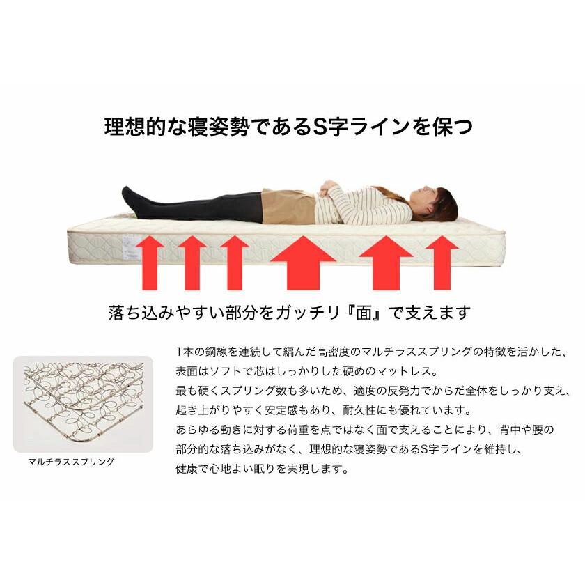 フランスベッド（FRANCEBED） マットレスのみ セミシングル 日本製