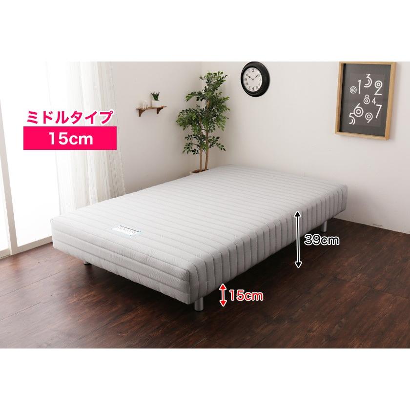 ダブル マットレスのみ フランスベッド（FRANCEBED） ホワイト ハード シングルスプリングマットレス フランスベッド 日本製 腰痛 硬め マットレス