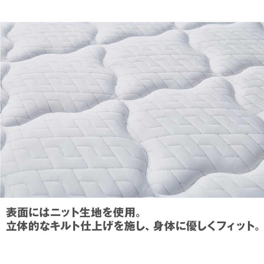 フランスベッド マットレス シングル 2年保証 寝返りしやすい 通気性良い 防ダニ 抗菌 防臭 ツインサポート 高密度連続スプリングマットレス | フランスベッド | 10