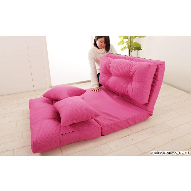 ピンク ソファベッド ボタン付きクッション 楽天市場】ハイバック ソファーベッド コンパクト 幅60cm【グレン