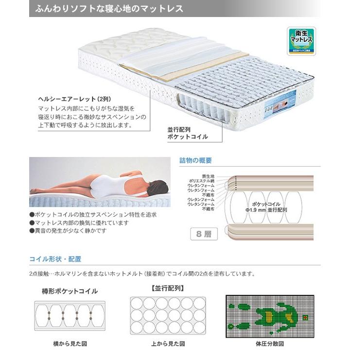 ドリームベッド ドリームポケットパラレル F1 P レギュラーサイズ シングル S ベット 家具のインテリアオフィスワン 通販 Yahoo ショッピング