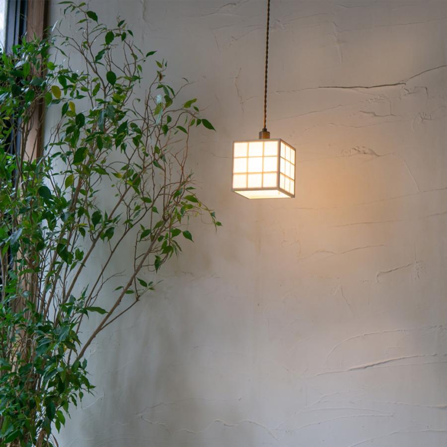 ペンダントライト LED対応 凡 雲竜+格子 AP876 無垢材 天然木 国産杉