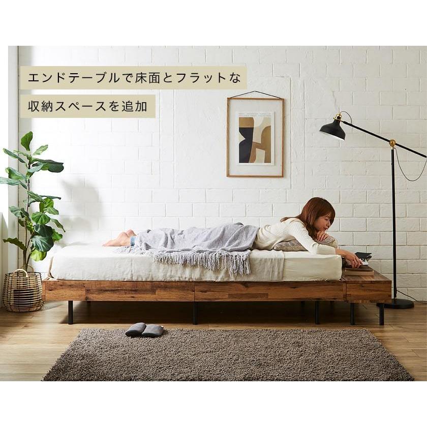 シングルすのこベッド＆マットレス すのこベッド 厚さ20cmポケットコイルマットレスセット シングル 木製
