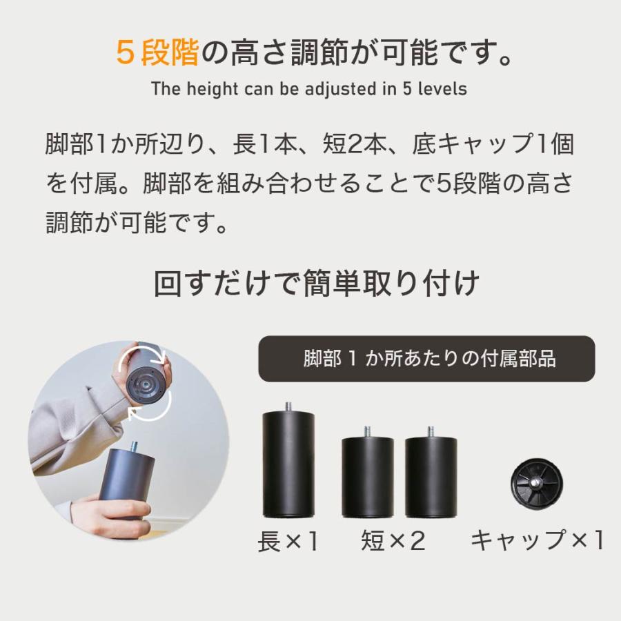 サイドガード付 20cm厚マットレス付き シングル 2モーター スタンダードモデル  nerum  スマホ対応 アプリ対応 静音 【Verhill】 高さ調整