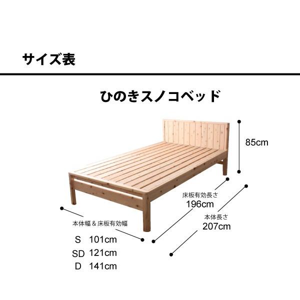 すのこベッド シングル【送料無料】国産 ひのきすのこベッド シングル(フレームのみ) ベット_11