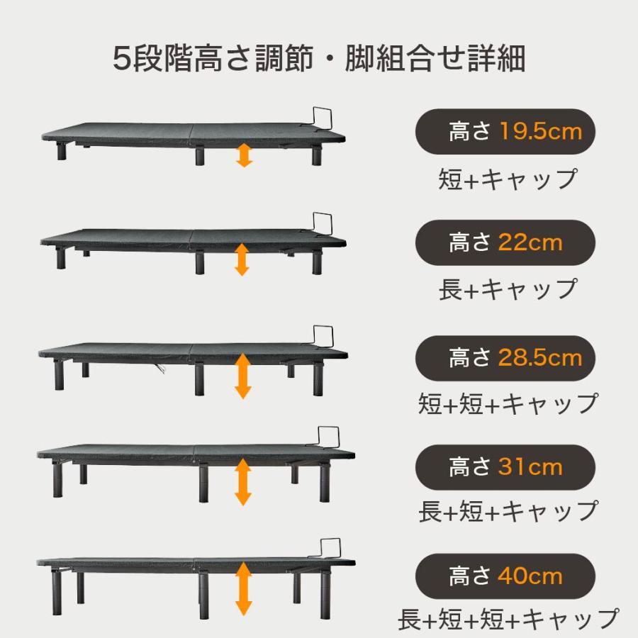 nerum ベッド 電動ベッド セミダブル 電動 SD ポケットコイルマットレスセット 2モーター リクライニング おしゃれ 配達指定日OK
