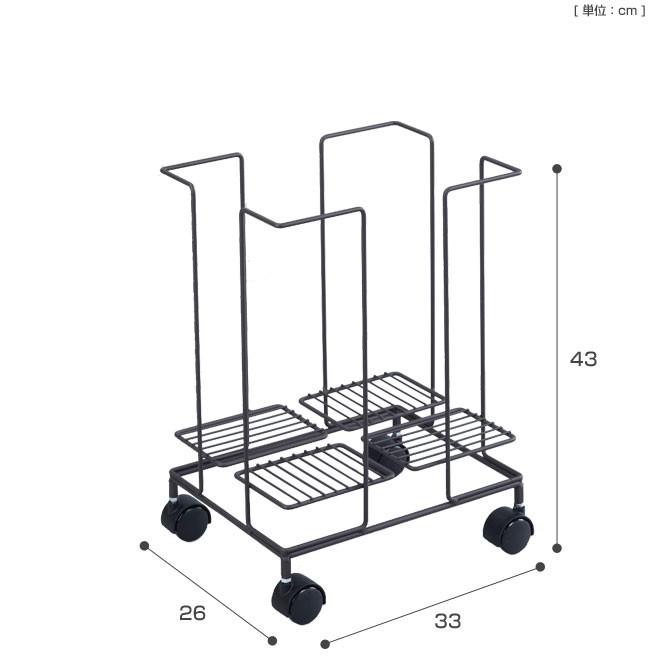 新聞 ストッカー キャスター 丈夫なスチール製新聞ストッカー 雑誌ラック｜ioo｜02