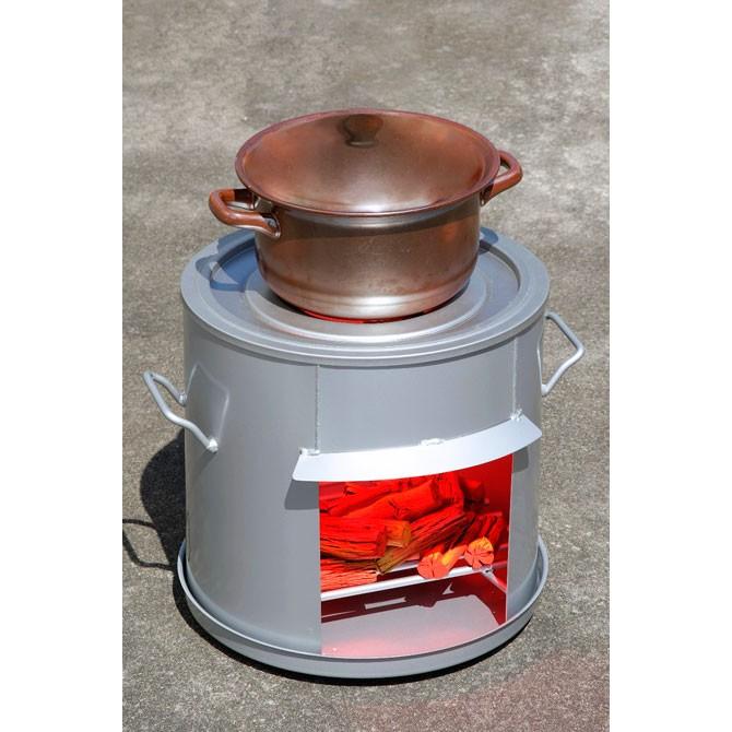 極厚かまど フルセット トング付 炊き出し 屋外調理 アウトドア