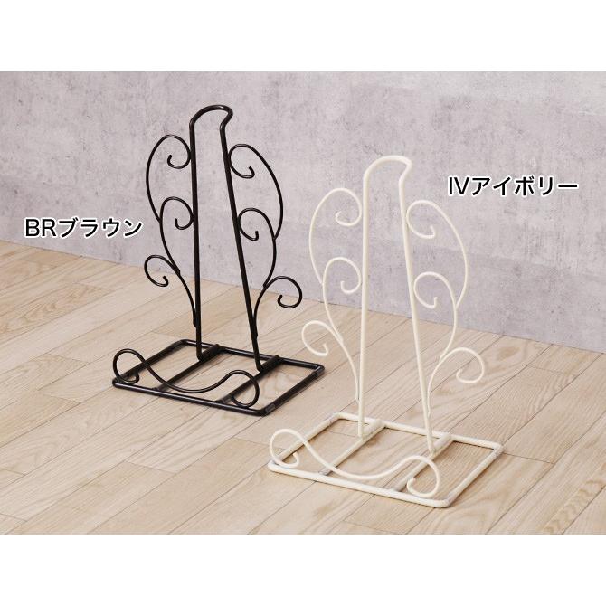 マキタ対応 クリーナースタンド 唐草クリーナースタンド 掃除機スタンド スチール 日本製 アイボリー ブラウン | ブランド登録なし | 02