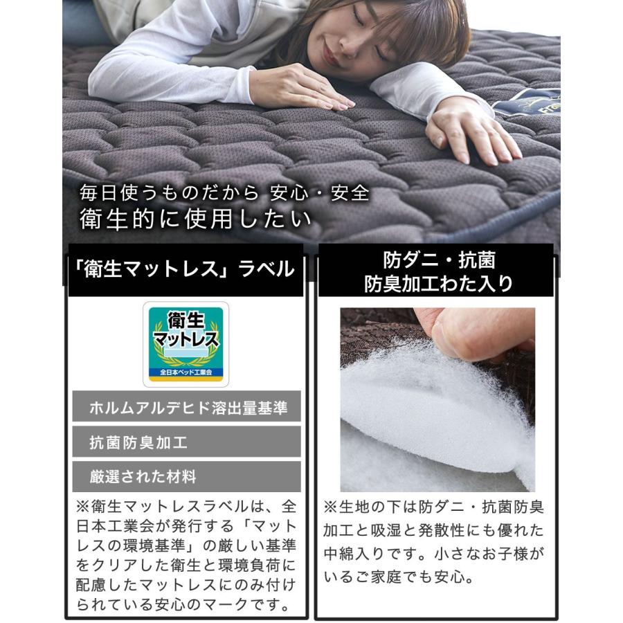 フランスベッド（FRANCEBED） マットレス ダブル 超硬い 高密度
